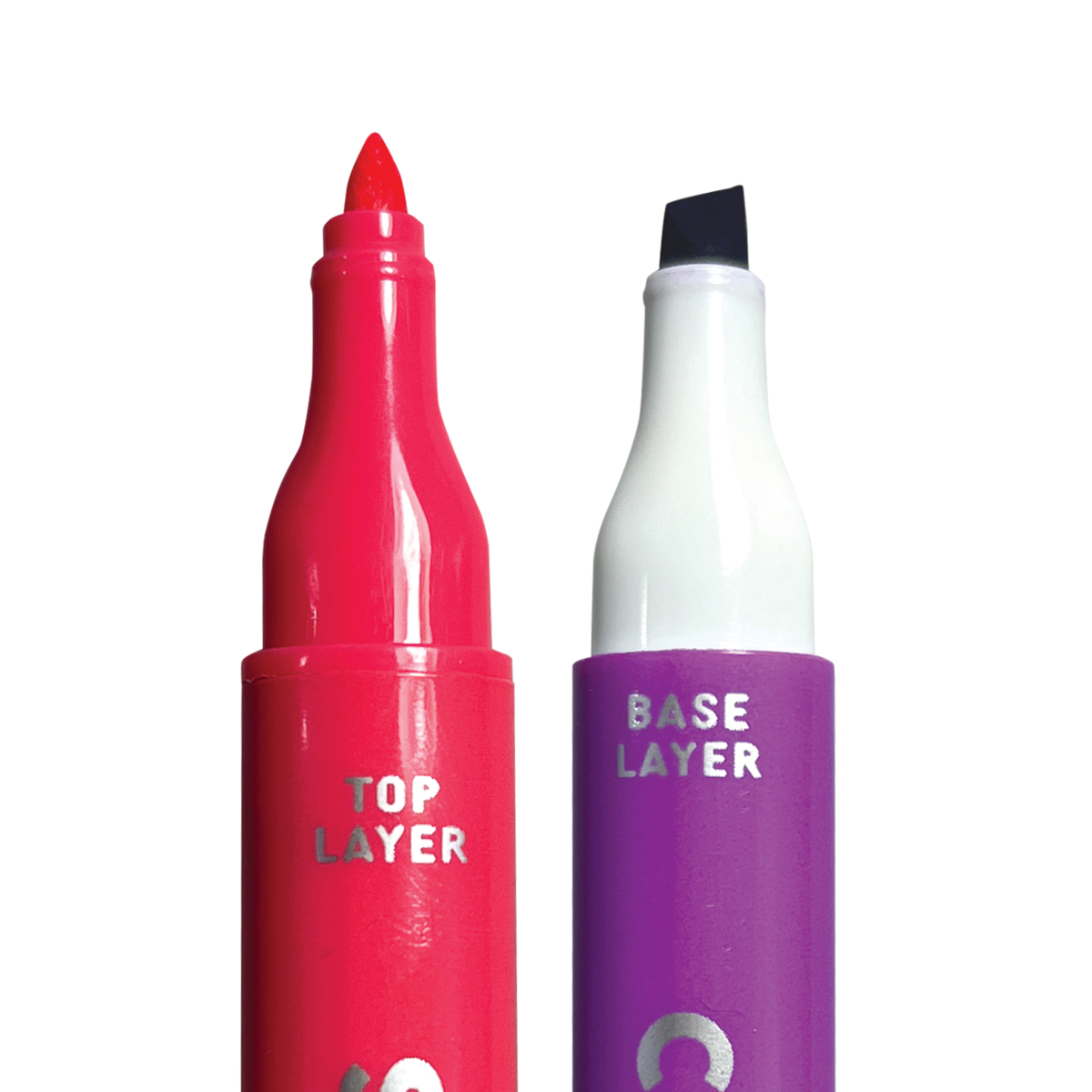 OOS-Color Layers: Double-Ended Layering Markers