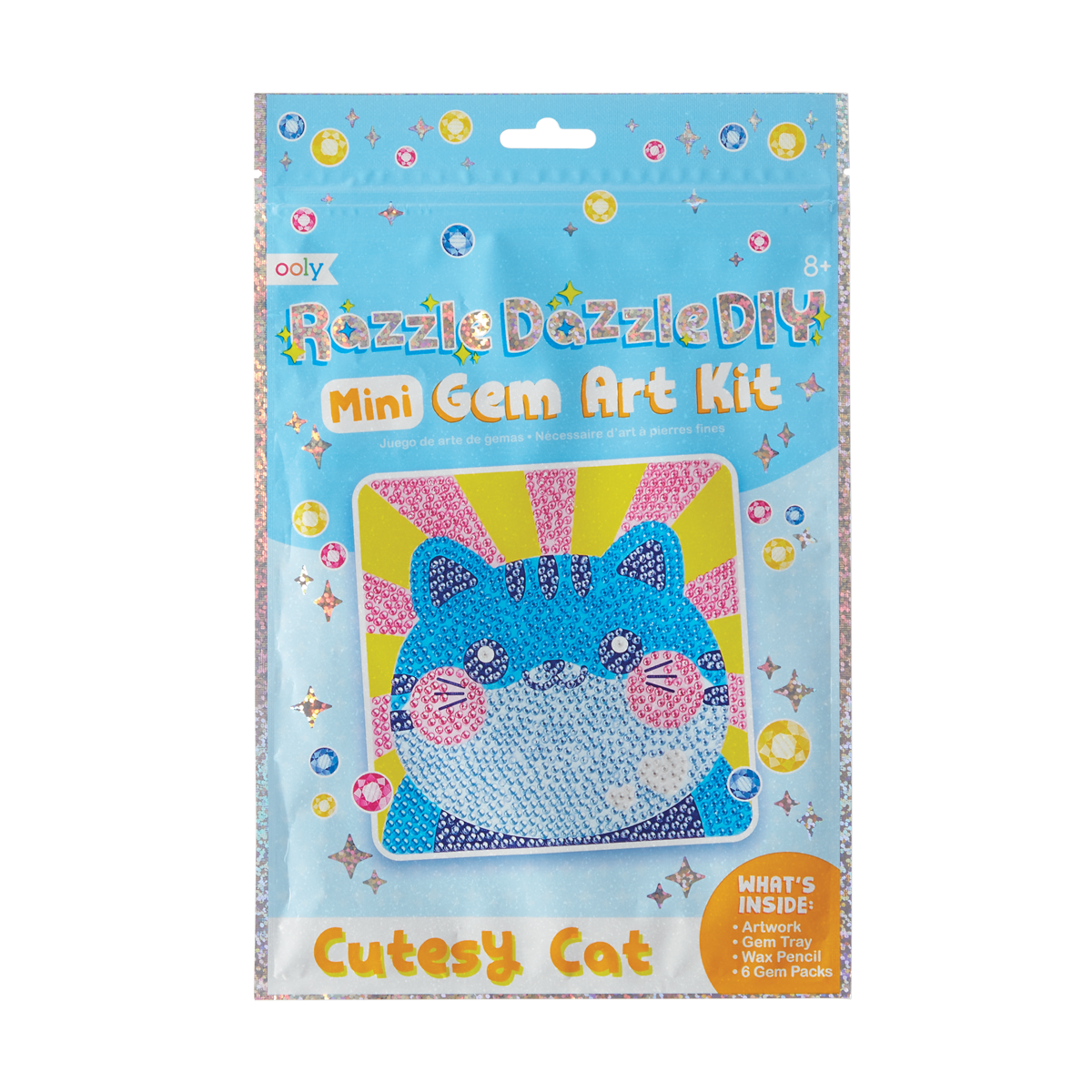 Razzle Dazzle D.I.Y.: Mini Gem Art Kit - Cutesy Cat