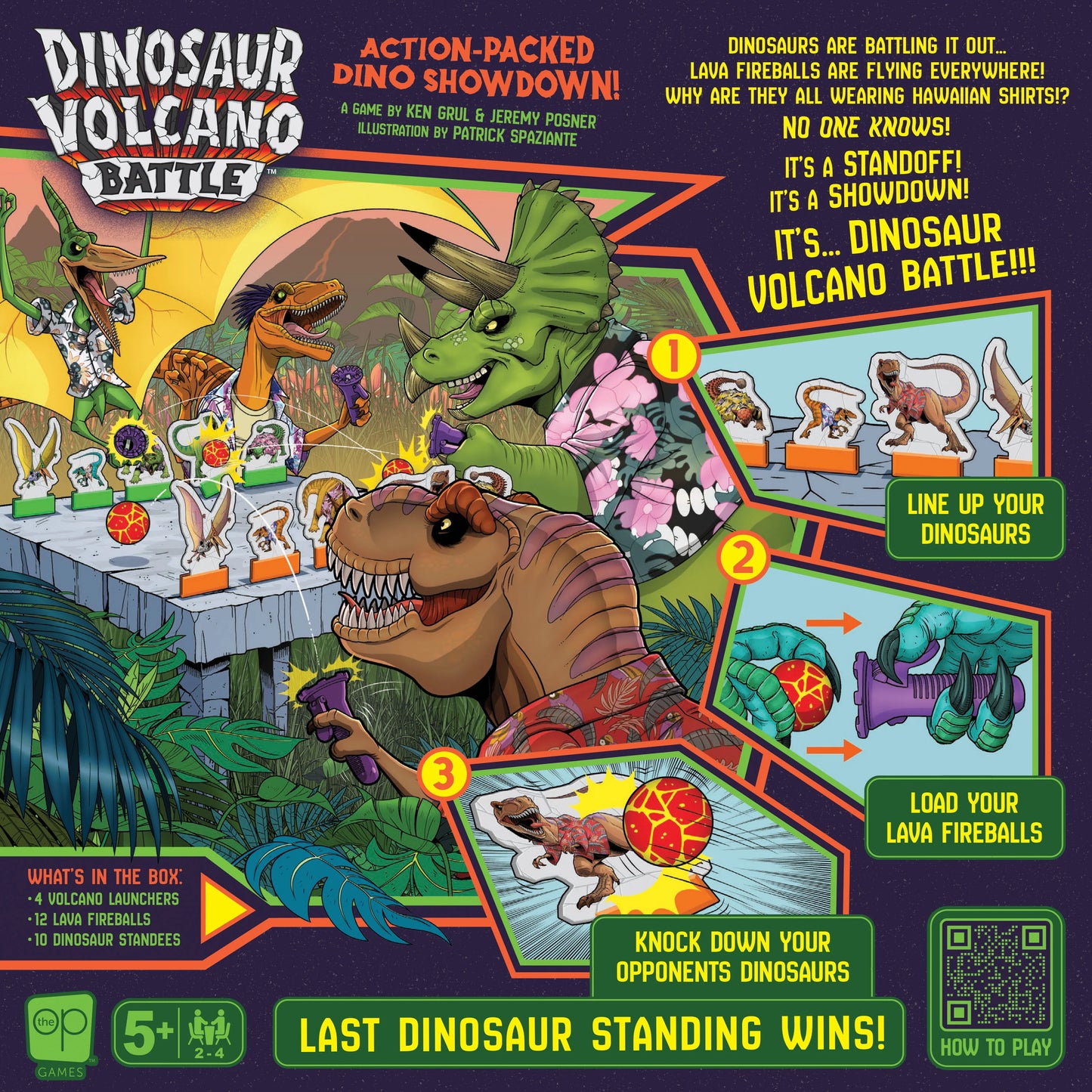 Dinosaur Volcano Battle Game
