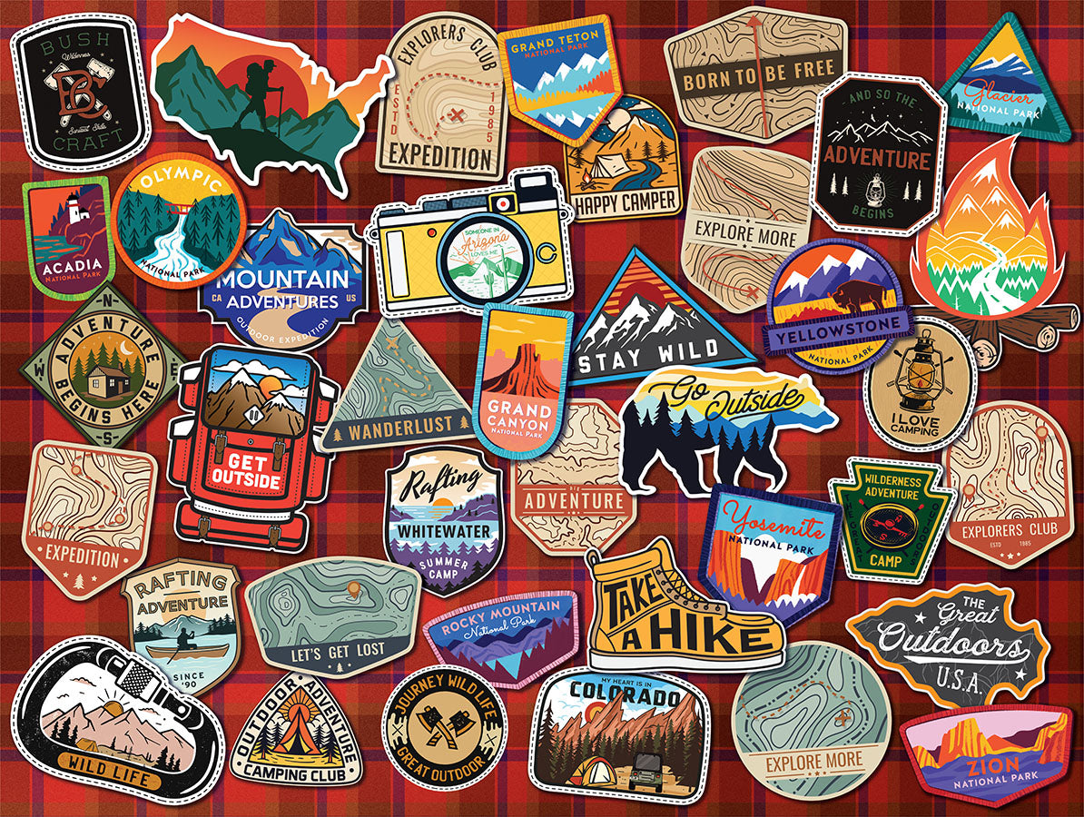 Outdoor Adventure Double-Sided Puzzle 500pc