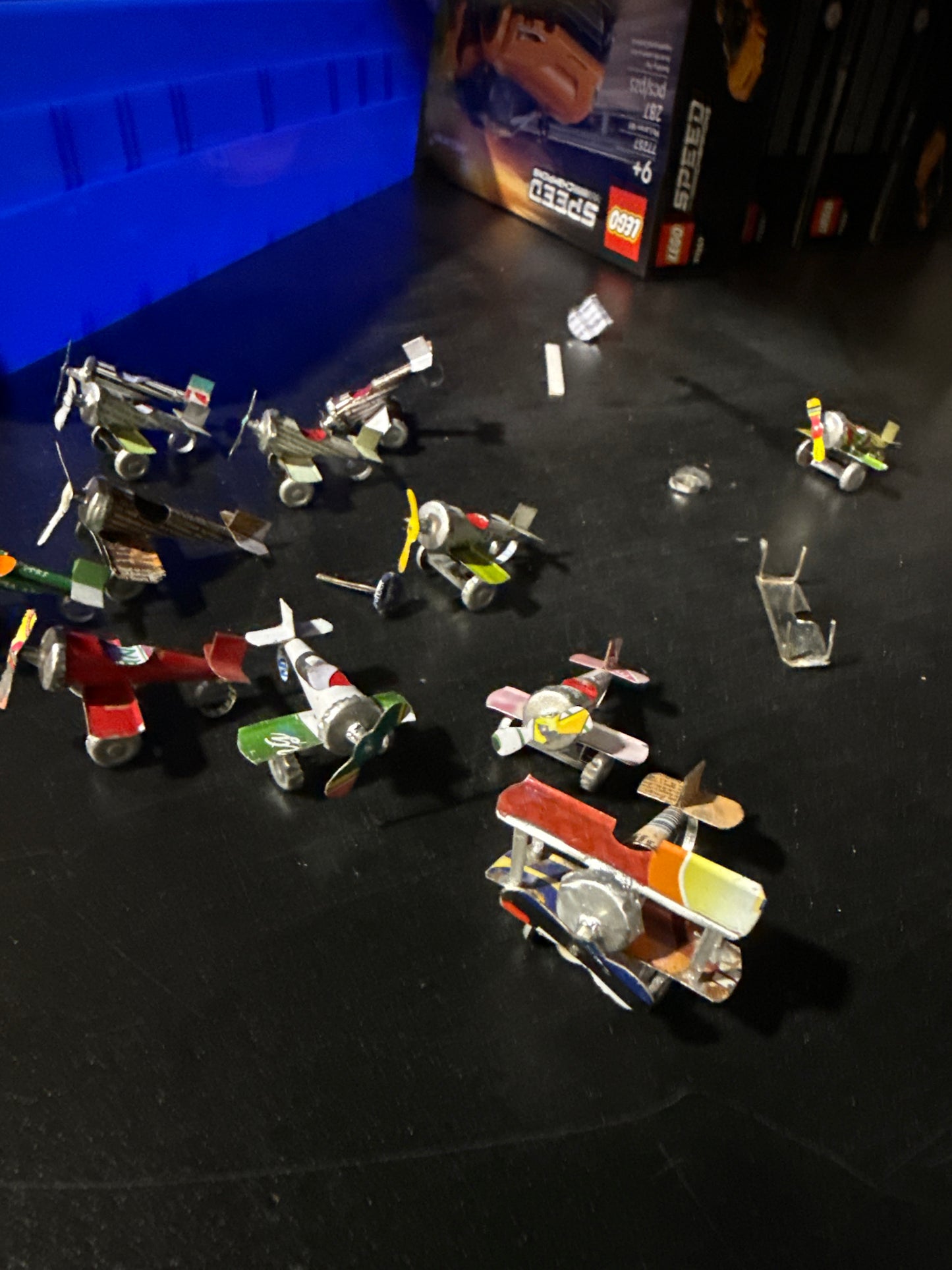 Small Planes and Biplanes Recycled Aluminum Can