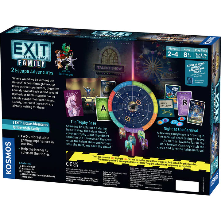 EXIT: The Game - Family - The Trophy Case, Night at the Carnival