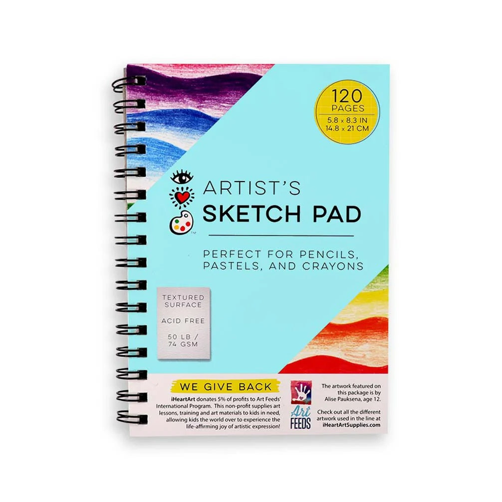 Artist’s Sketch Pad, 5.8" x 8.3 "