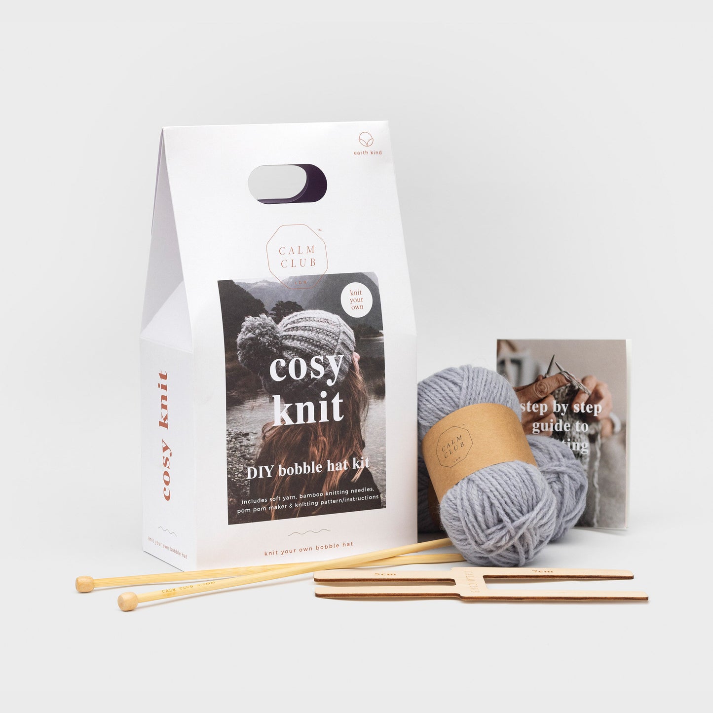 Calm Club Cosy Knit - DIY Bobble Hat