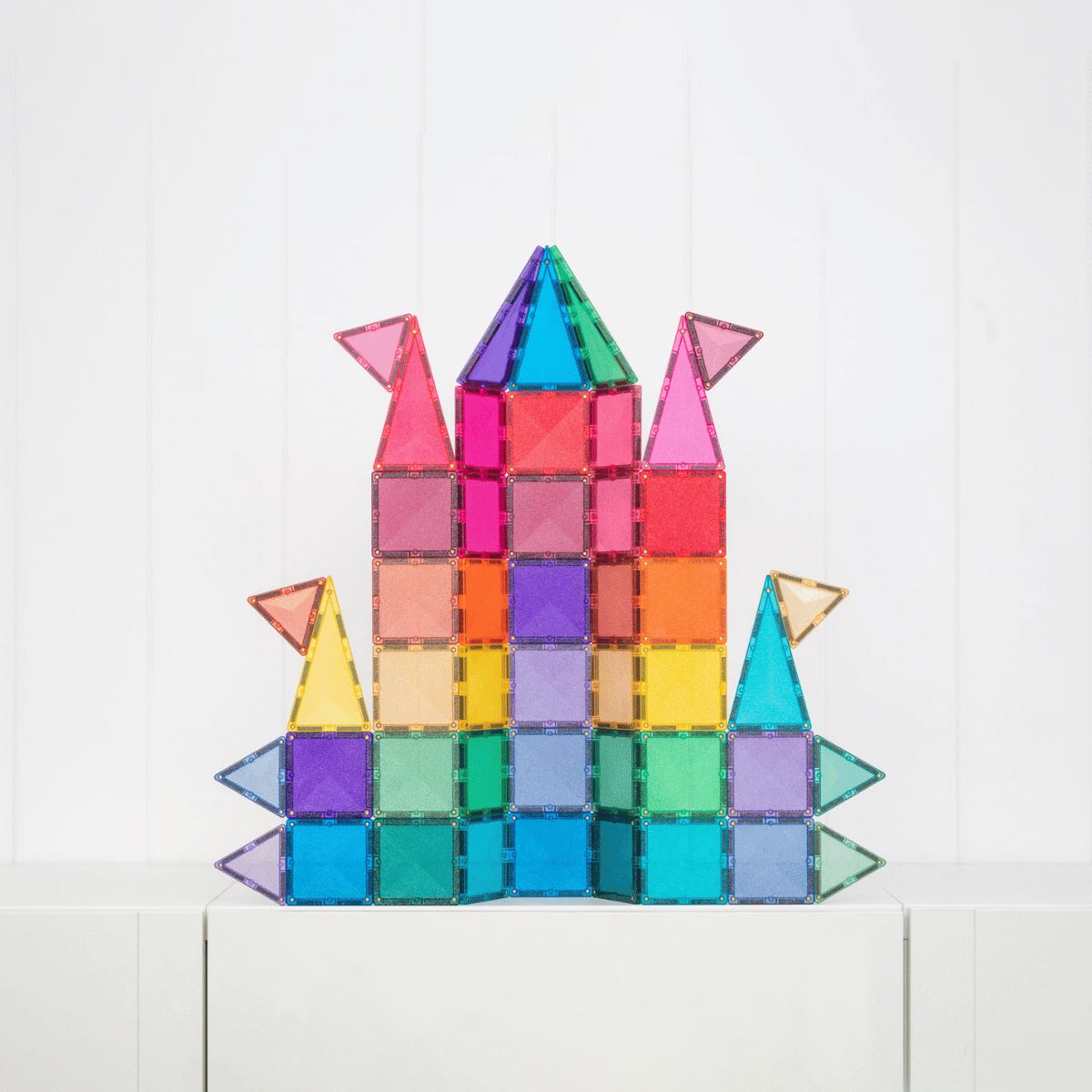 Connetix Magnetic Tiles Glitter Castle Pack 48 pc
