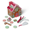 Wooden Gingerbread House Play Set Pink