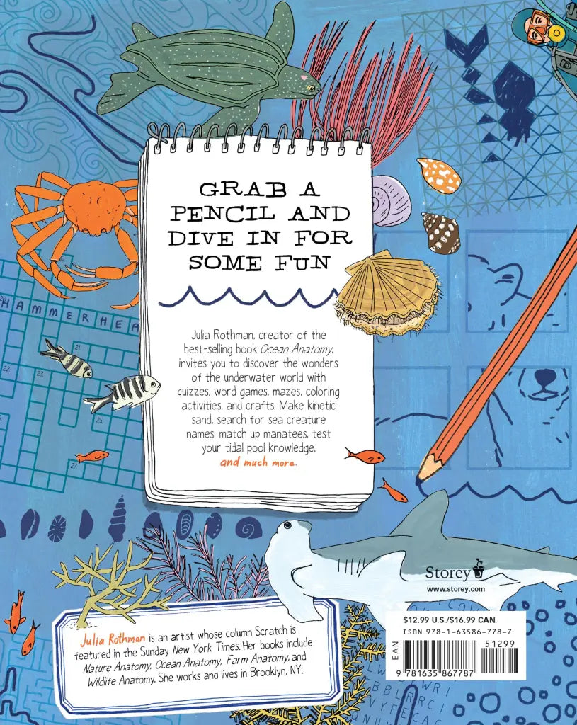 Julia Rothman's Ocean Anatomy Activity Book
