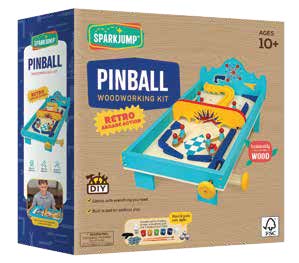 Pinball Woodworking Kit
