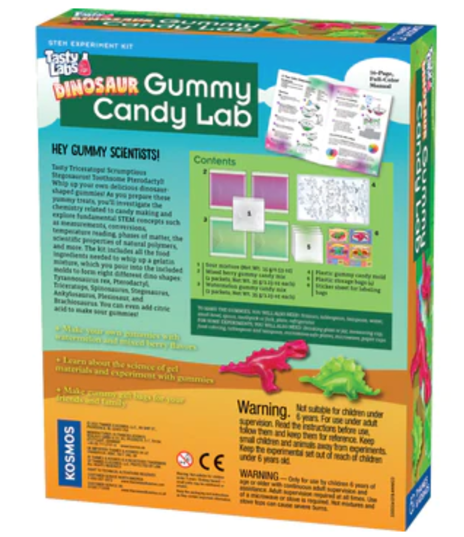 Dinosaur Gummy Candy Lab