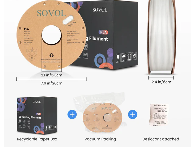 Sovol PLA 3D Filament 2KG