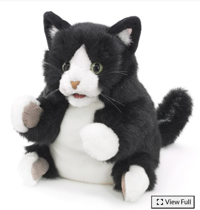 Tuxedo Kitten Puppet