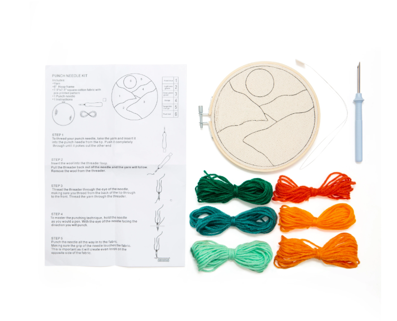 Landscape Punch Needle Kit