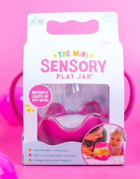 Mini Sensory Play Jar - Pink