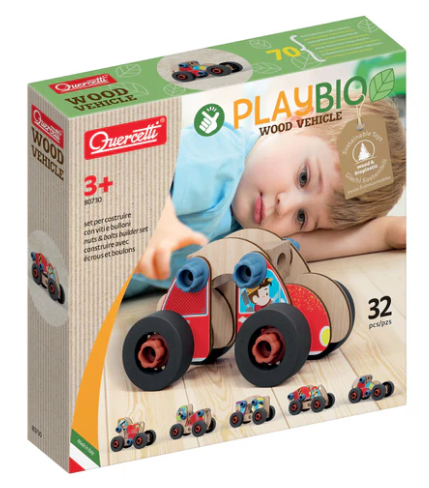 PlayBio Wood Vehicle Set