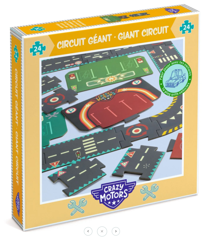 Crazy Motors Puzzle'Up City Circuit Track