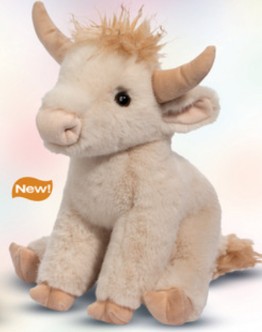 Laddie Cream Highland Cow Super Soft