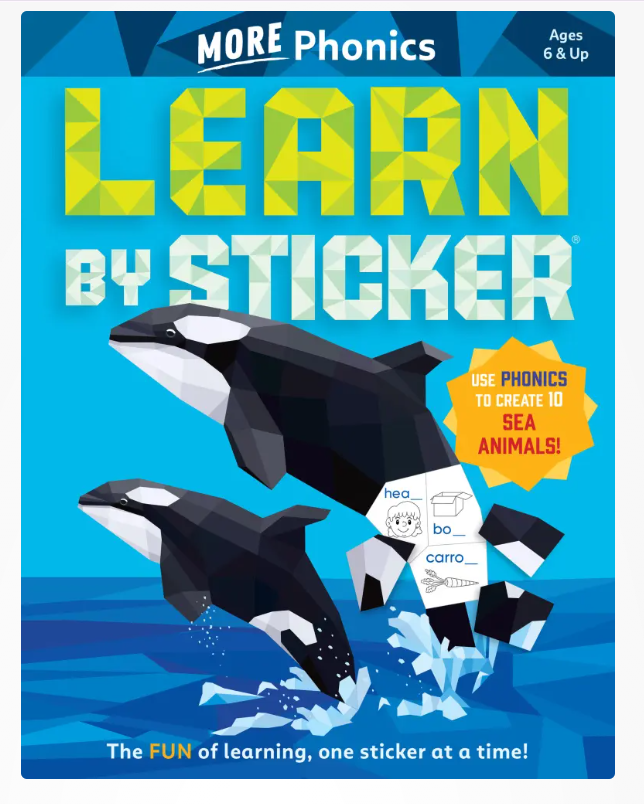 Learn by Sticker: More Phonics