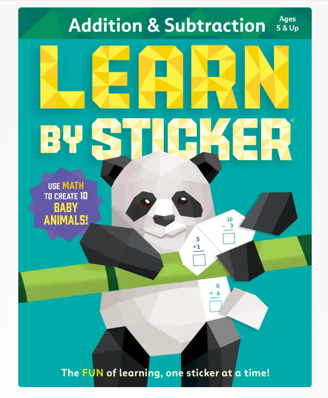 Learn by Sticker: Addition and Subtraction