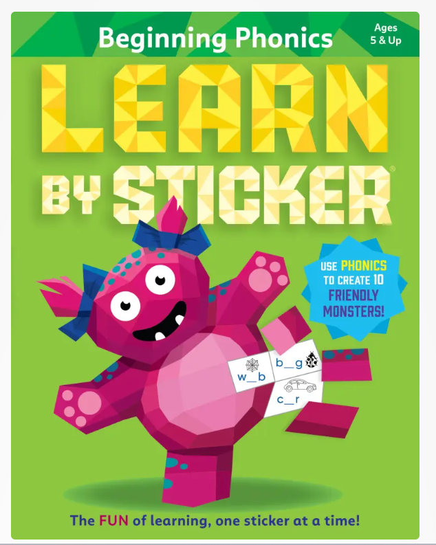 Learn by Sticker: Beginning Phonics