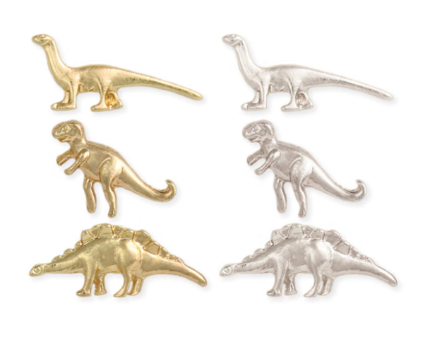 Jurassic Adventure Dinosaur Post Earrings - Set of 3