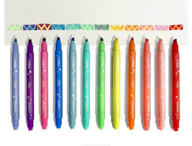 Switch-eroo!: Sparkle Glittery Color-Changing Markers