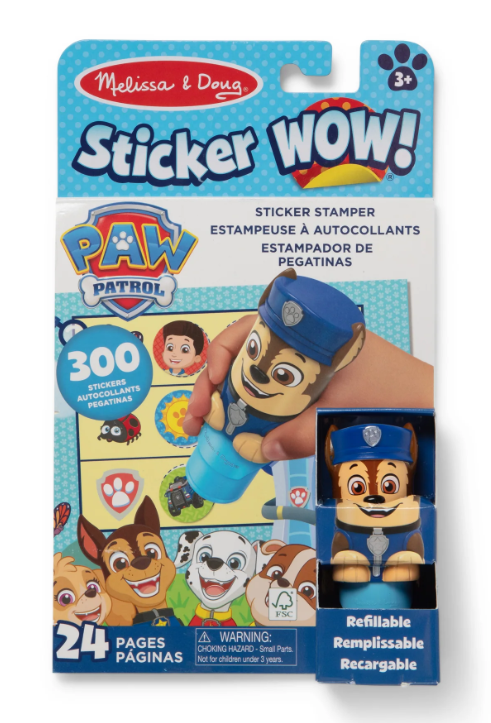 StickerWOW Activity Pad Chase