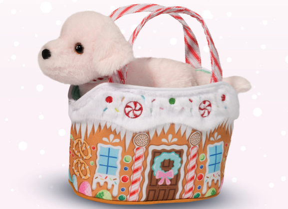 Candy Lane Sak with Pink dog