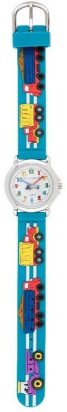 Solo Time Watch: Teal Band with Trucks