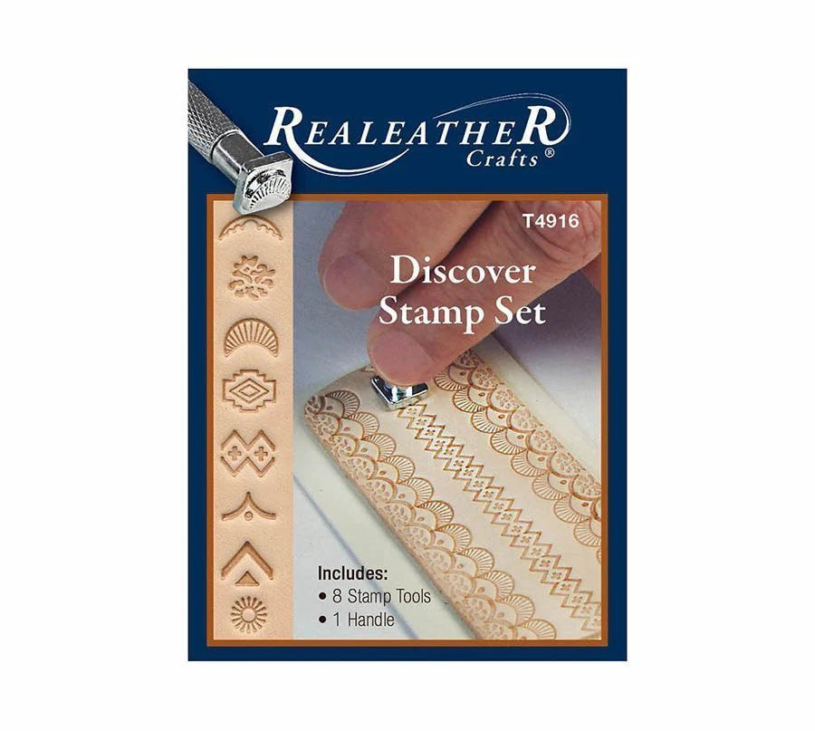 Discover Leather Stamp Set