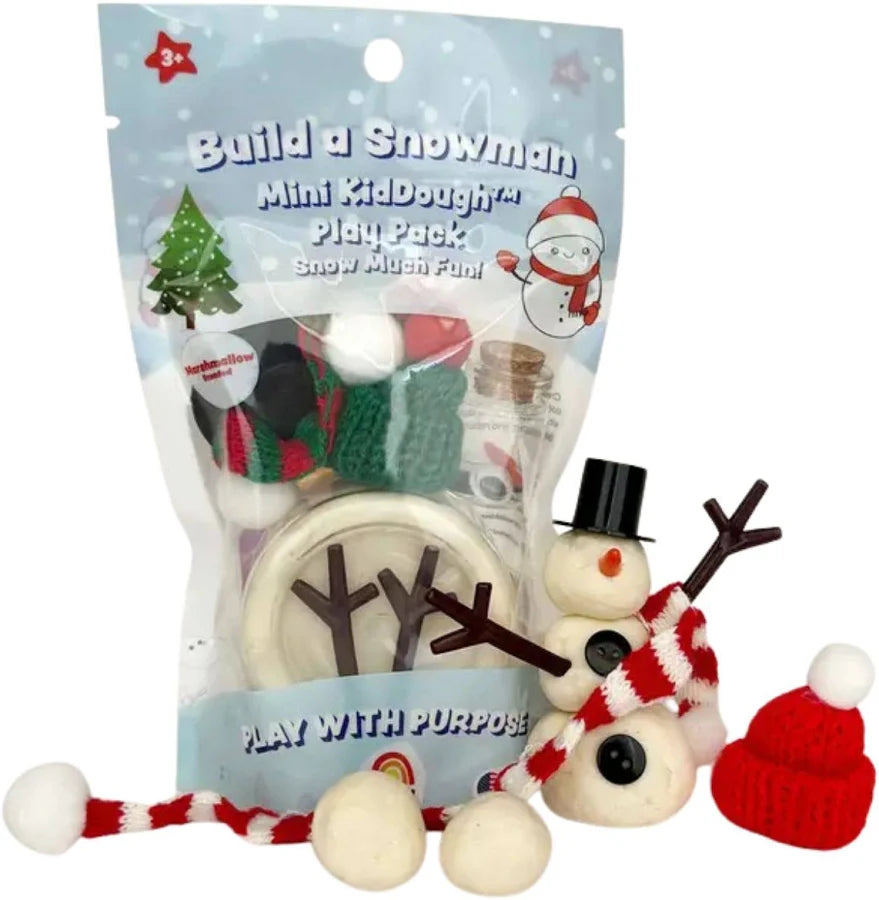 Build a Snowman Mini KidDough Play Pack