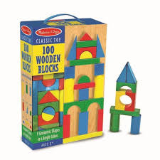 100 Wood Blocks Set