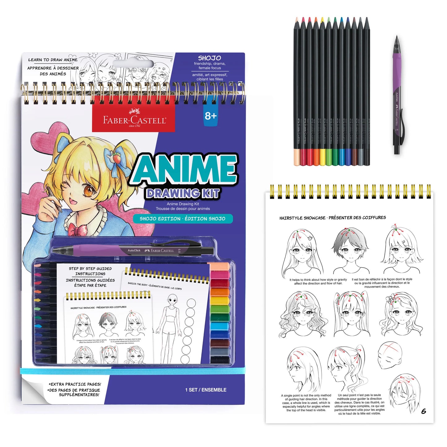 Anime Drawing Kit - Shojo