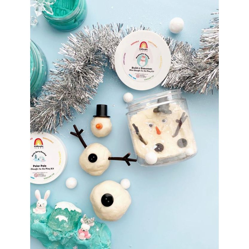 Snowman Mini Dough to Go Kit