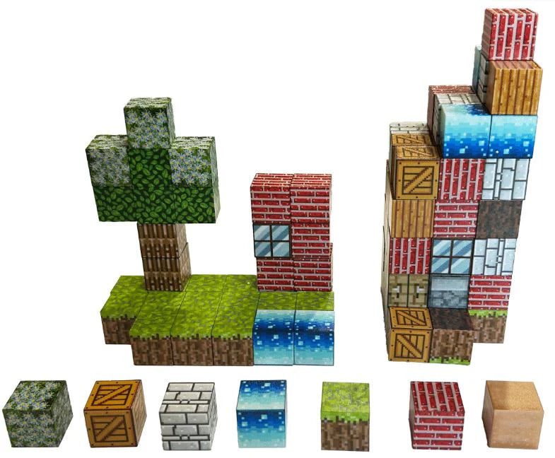 Click Blocks Magnetic Minecraft Building Set