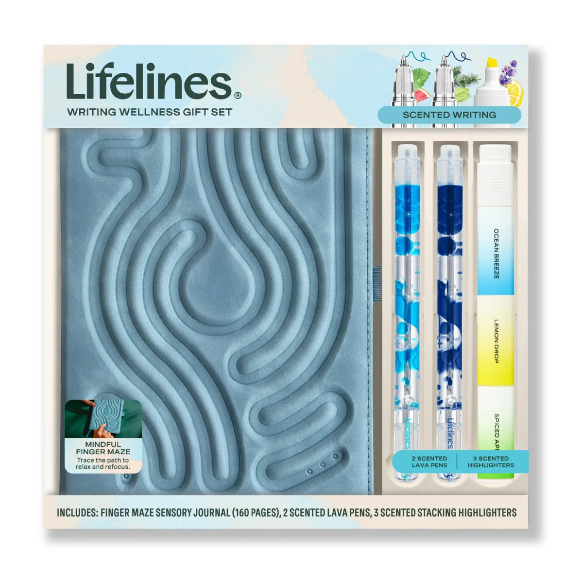 Writing Wellness Gift Set - Blue