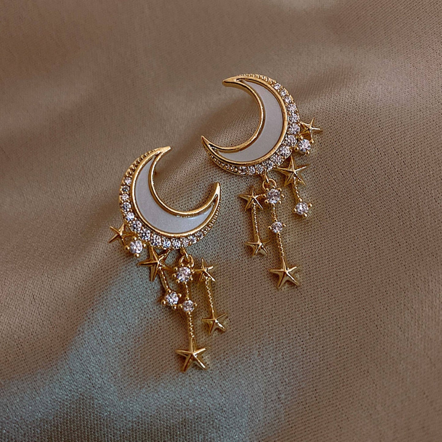 Acrylic Hen Wearing Boots Earrings