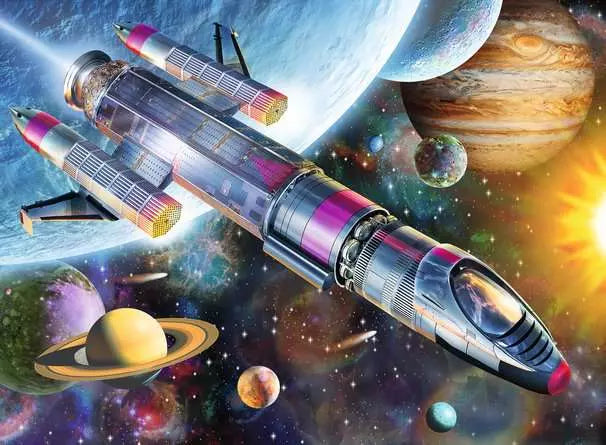 Mission in Space 100 Piece XXL Puzzle