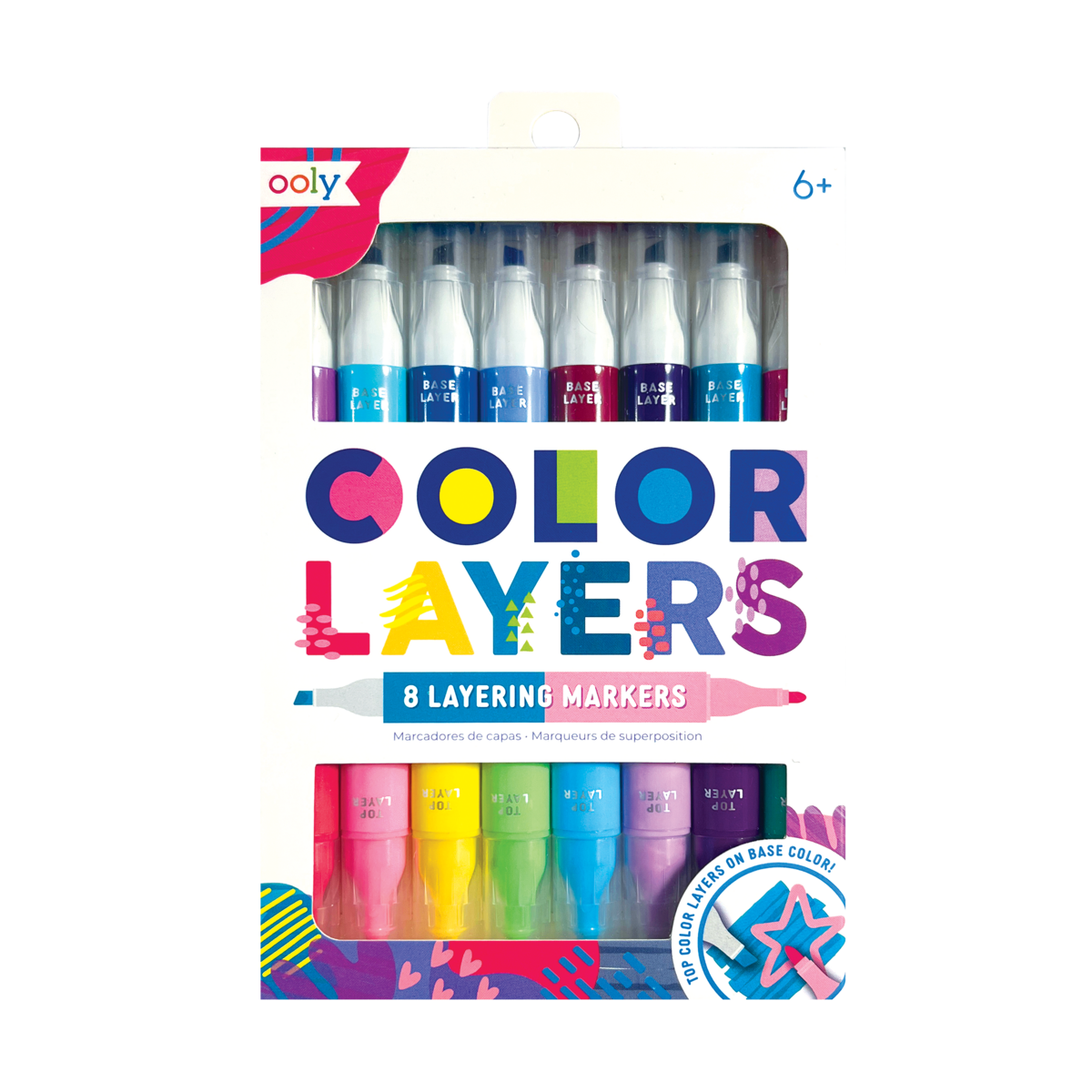 OOS-Color Layers: Double-Ended Layering Markers