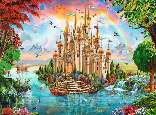 Rainbow Castle 100 Piece XXL Puzzle