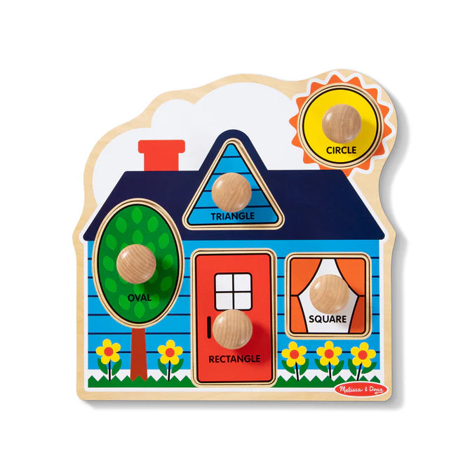First Shapes Jumbo Peg Puzzle - 5 Pieces