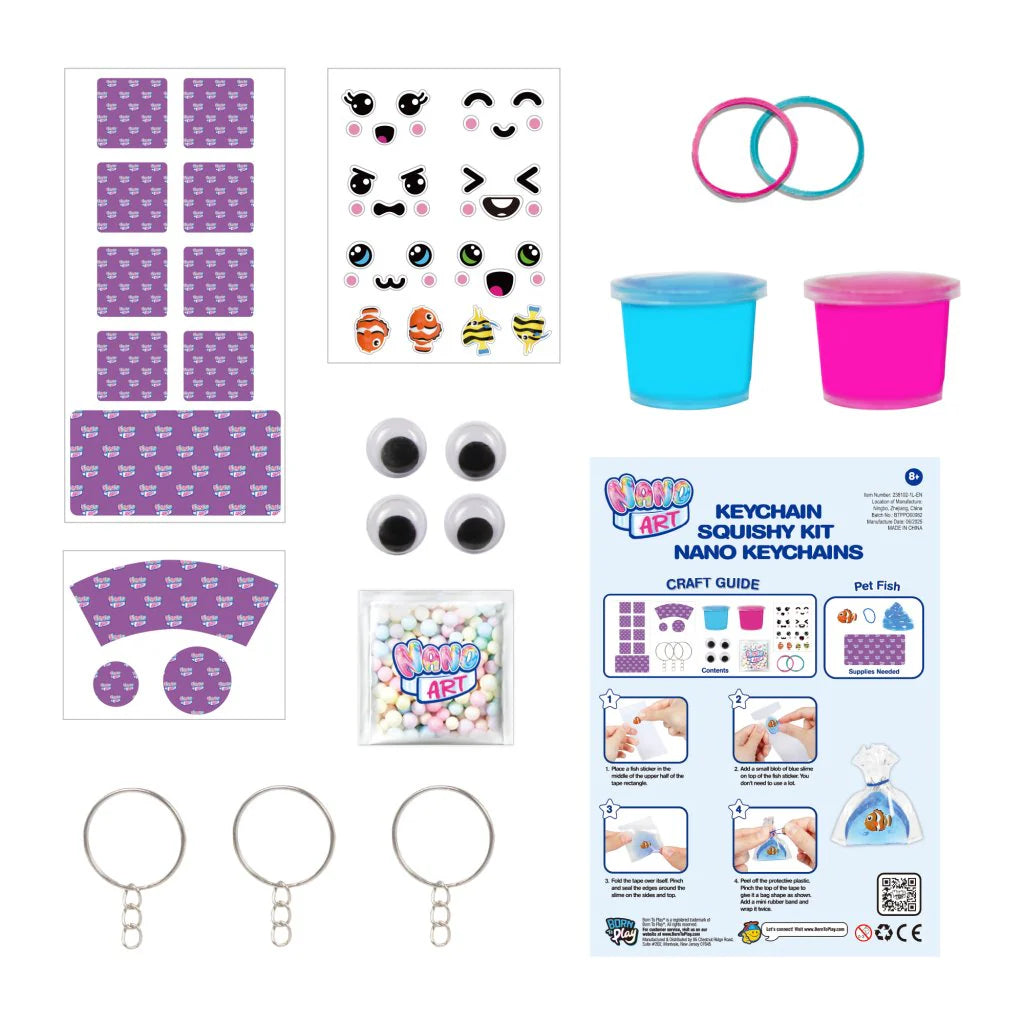 Nano Art Keychain Squishy Kit