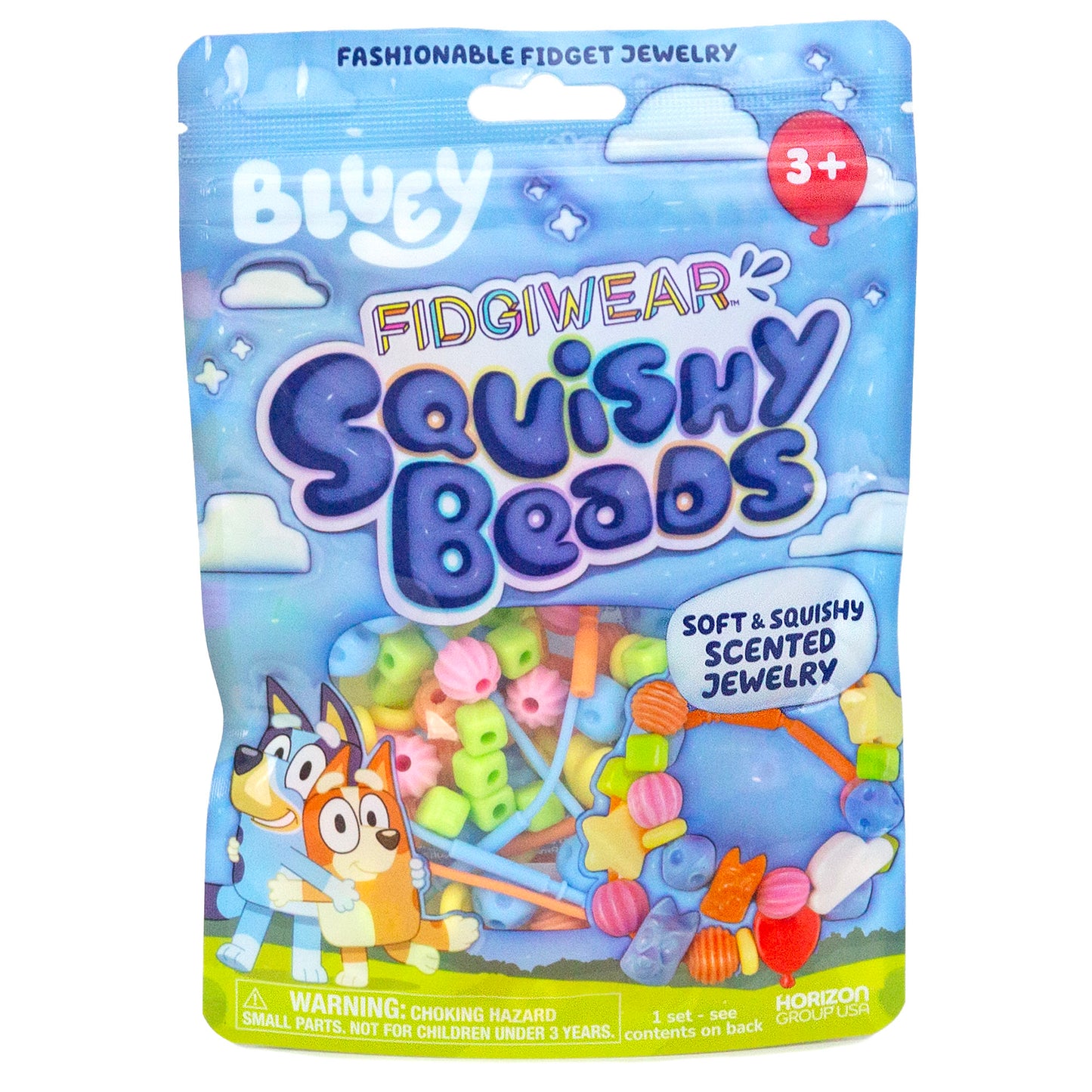 Bluey Squishy Beads Bag - Fidgiwear