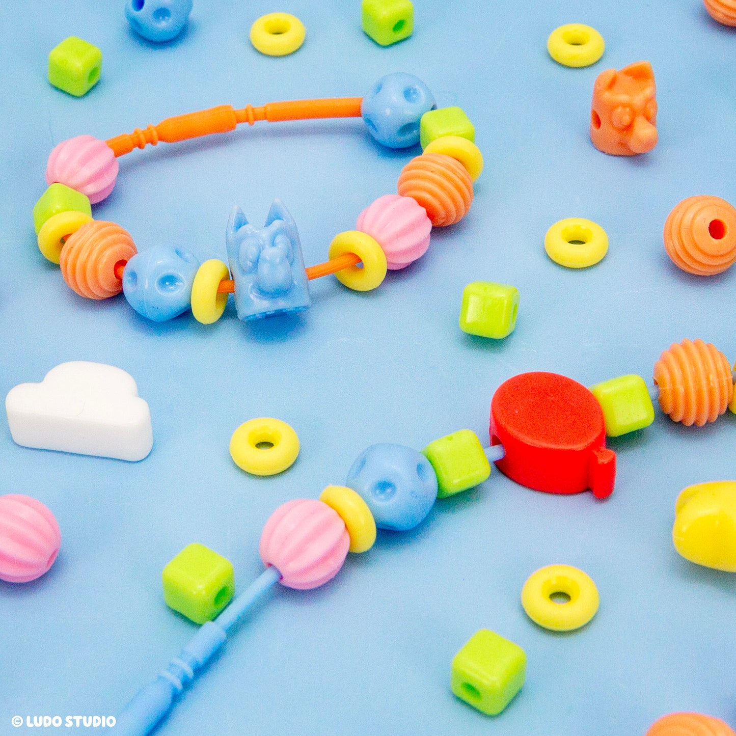 Bluey Squishy Beads Bag - Fidgiwear