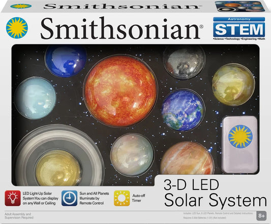 3D LED Solar System