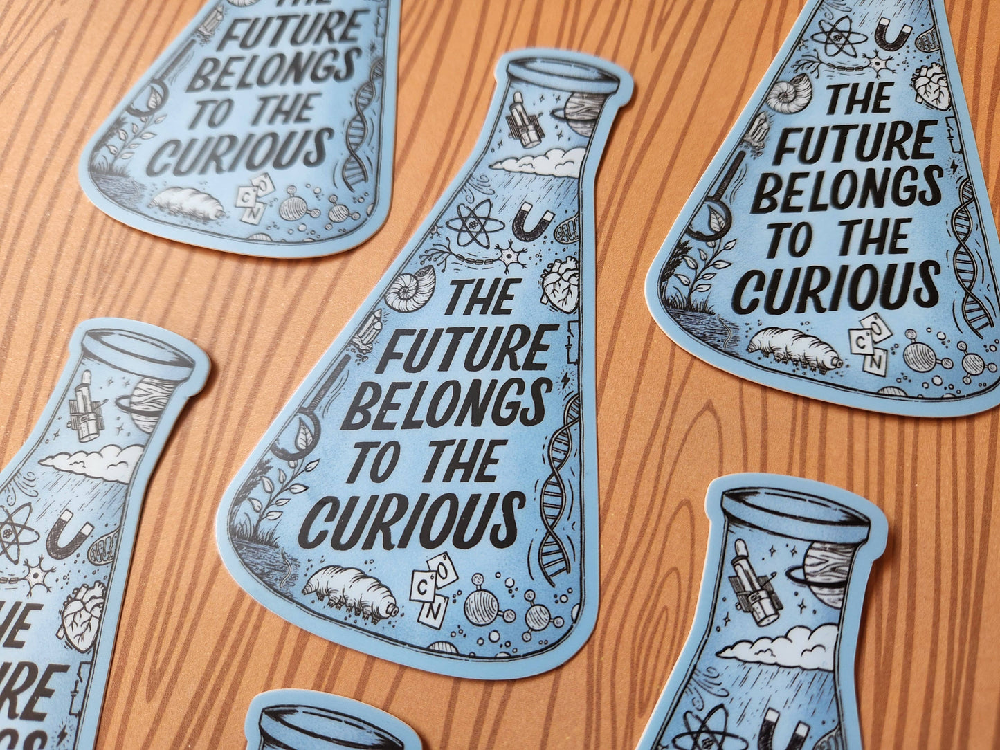 The Future Belongs to the Curious Sticker