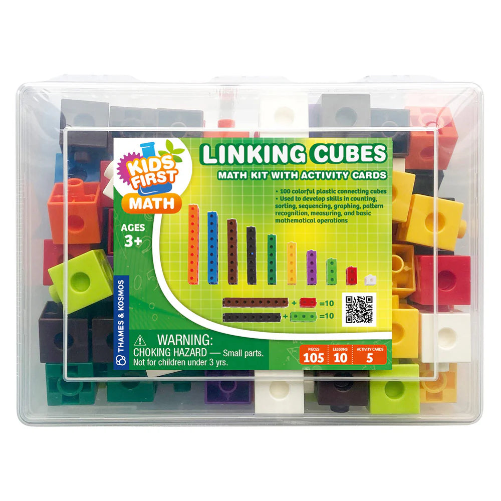 Kids First Math: Linking Cubes Math Kit with Activ