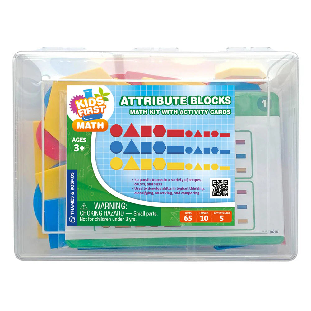 Kids First Math: Attribute Blocks Math Kit with Ac