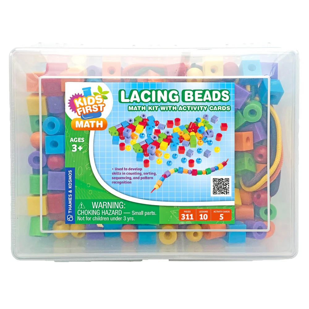 Kids First Math: Lacing Beads Math Kit with Activity Cards