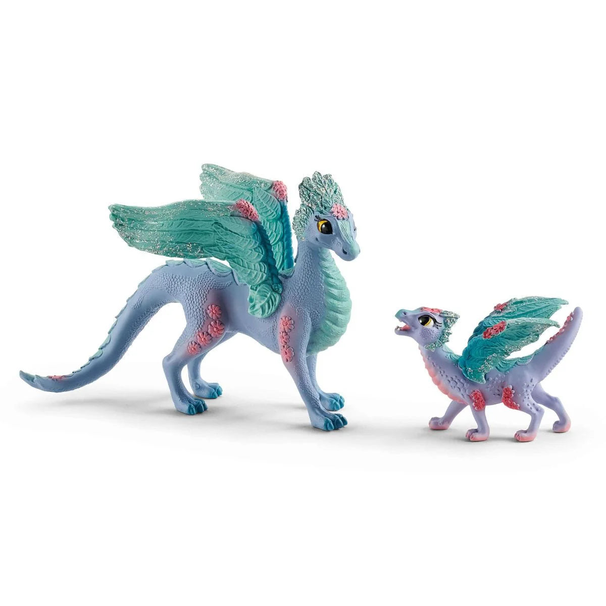 Flower dragon and baby