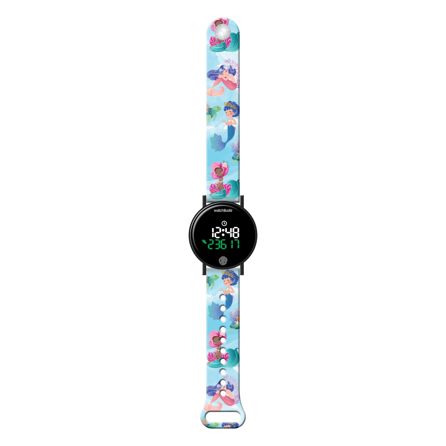 Mermaid Party Step Counter Watch